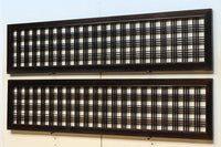 三重升格子がモダンな雰囲気の欄間 EZ1909ab 在庫(a:1 b:1)枚