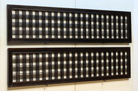 三重升格子がモダンな雰囲気の欄間 EZ1909ab 在庫(a:1 b:1)枚