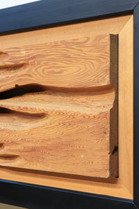 流木の自然な風合いが感じられる欄間 EZ1988ab 在庫(a:0 b:1)枚