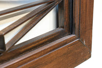 麻の葉の帯模様を施した幾何学組子の欄間 EZ1996ab 在庫(a:0 b:1)枚