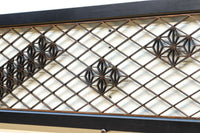 桜組子と麻の葉組子を上品に織り交ぜた組子欄間 EZ1999ab 在庫(a:0 b:1)枚