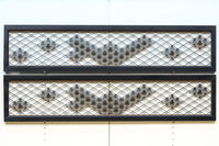 桜組子と麻の葉組子を上品に織り交ぜた組子欄間 EZ1999ab 在庫(a:0 b:1)枚