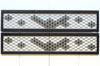 桜組子と麻の葉組子を上品に織り交ぜた組子欄間 EZ1999ab 在庫(a:0 b:1)枚