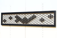 桜組子と麻の葉組子を上品に織り交ぜた組子欄間 EZ1999ab 在庫(a:0 b:1)枚