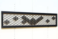 桜組子と麻の葉組子を上品に織り交ぜた組子欄間 EZ1999ab 在庫(a:0 b:1)枚