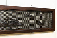 稀少珍品青波海一面組子 風情ある風景が浮かぶ欄間 EZ2000ab 在庫(a:0 b:1)枚