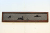 稀少珍品青波海一面組子 風情ある風景が浮かぶ欄間 EZ2000ab 在庫(a:0 b:1)枚