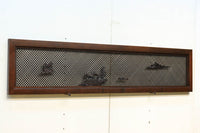 稀少珍品青波海一面組子 風情ある風景が浮かぶ欄間 EZ2000ab 在庫(a:0 b:1)枚