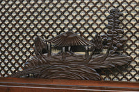 稀少珍品青波海一面組子 風情ある風景が浮かぶ欄間 EZ2000ab 在庫(a:0 b:1)枚