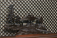 稀少珍品青波海一面組子 風情ある風景が浮かぶ欄間 EZ2000ab 在庫(a:0 b:1)枚