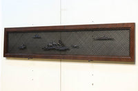 稀少珍品青波海一面組子 風情ある風景が浮かぶ欄間 EZ2000ab 在庫(a:0 b:1)枚