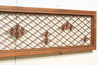 組子を軽やかなに配した趣きのある木地色欄間 EZ2010 在庫1枚