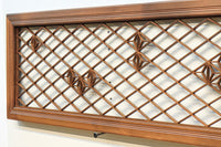 組子を軽やかなに配した趣きのある木地色欄間 EZ2010 在庫1枚