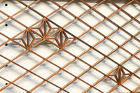 組子を軽やかなに配した趣きのある木地色欄間 EZ2010 在庫1枚