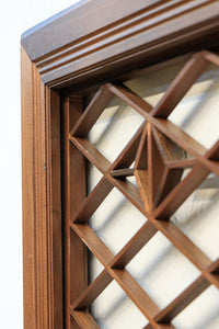 組子を軽やかなに配した趣きのある木地色欄間 EZ2010 在庫1枚