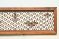 組子を軽やかなに配した趣きのある木地色欄間 EZ2010 在庫1枚