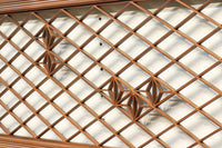 組子を軽やかなに配した趣きのある木地色欄間 EZ2010 在庫1枚