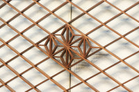 組子を軽やかなに配した趣きのある木地色欄間 EZ2010 在庫1枚