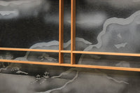 風景が幻想的に浮かぶガラス入り小型欄間 EZ2021abcd 在庫(a:1 b:1 c: 0 d:0)枚