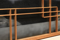 風景が幻想的に浮かぶガラス入り小型欄間 EZ2021abcd 在庫(a:1 b:1 c: 0 d:0)枚