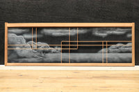 風景が幻想的に浮かぶガラス入り小型欄間 EZ2021abcd 在庫(a:1 b:1 c: 0 d:0)枚