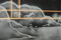 風景が幻想的に浮かぶガラス入り小型欄間 EZ2021abcd 在庫(a:1 b:1 c: 0 d:0)枚