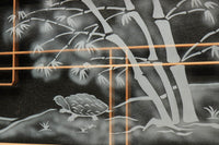 風景が幻想的に浮かぶガラス入り小型欄間 EZ2021abcd 在庫(a:1 b:1 c: 0 d:0)枚