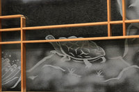 風景が幻想的に浮かぶガラス入り小型欄間 EZ2021abcd 在庫(a:1 b:1 c: 0 d:0)枚