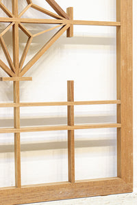 ダイヤ型の幾何学模様が映える建具素材 EZ2028 在庫2枚