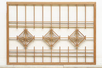 ダイヤ型の幾何学模様が映える建具素材 EZ2028 在庫2枚