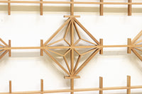 ダイヤ型の幾何学模様が映える建具素材 EZ2028 在庫2枚