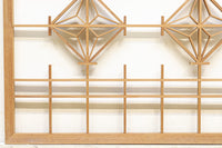 ダイヤ型の幾何学模様が映える建具素材 EZ2028 在庫2枚