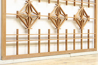 ダイヤ型の幾何学模様が映える建具素材 EZ2028 在庫2枚