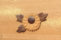 極上珍品!! 上品なお花柄が浮かぶ木地色の中型欄間 EZ2044ab 在庫(a:0 b:1)枚