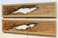 古木の自然の風合い溢れる欄間 EZ2068ab 在庫(a:1 b:0)枚