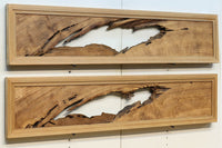 古木の自然の風合い溢れる欄間 EZ2068ab 在庫(a:1 b:0)枚