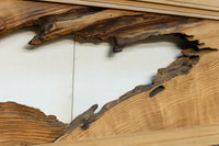 古木の自然の風合い溢れる欄間 EZ2068ab 在庫(a:1 b:0)枚