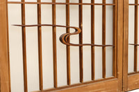 鯉が優雅に漂う眺めが魅力のスリガラス入り書院セット EZ2107 在庫4枚1組