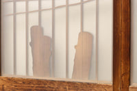 鯉が優雅に漂う眺めが魅力のスリガラス入り書院セット EZ2107 在庫4枚1組