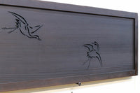 可愛らしい鶴の姿を描いた透かし板で気品ある欄間 EZ2116ab 在庫(a:1 b:1)枚