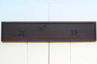 可愛らしい鶴の姿を描いた透かし板で気品ある欄間 EZ2116ab 在庫(a:1 b:1)枚