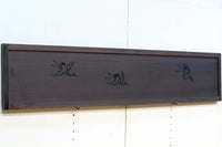 可愛らしい鶴の姿を描いた透かし板で気品ある欄間 EZ2116ab 在庫(a:1 b:1)枚