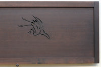 可愛らしい鶴の姿を描いた透かし板で気品ある欄間 EZ2116ab 在庫(a:1 b:1)枚