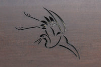 可愛らしい鶴の姿を描いた透かし板で気品ある欄間 EZ2116ab 在庫(a:1 b:1)枚