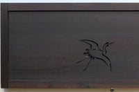 可愛らしい鶴の姿を描いた透かし板で気品ある欄間 EZ2116ab 在庫(a:1 b:1)枚