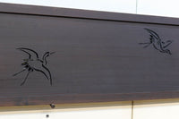 可愛らしい鶴の姿を描いた透かし板で気品ある欄間 EZ2116ab 在庫(a:1 b:1)枚