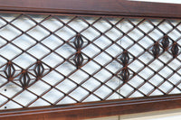 菱格子に組子を軽やかに散りばめた中型欄間 EZ2151ab 在庫(a:1 b:0)枚