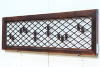 菱格子に組子を軽やかに散りばめた中型欄間 EZ2151ab 在庫(a:1 b:0)枚