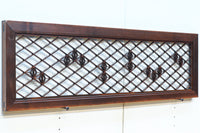 菱格子に組子を軽やかに散りばめた中型欄間 EZ2151ab 在庫(a:1 b:0)枚