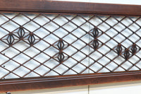 菱格子に組子を軽やかに散りばめた中型欄間 EZ2151ab 在庫(a:1 b:0)枚